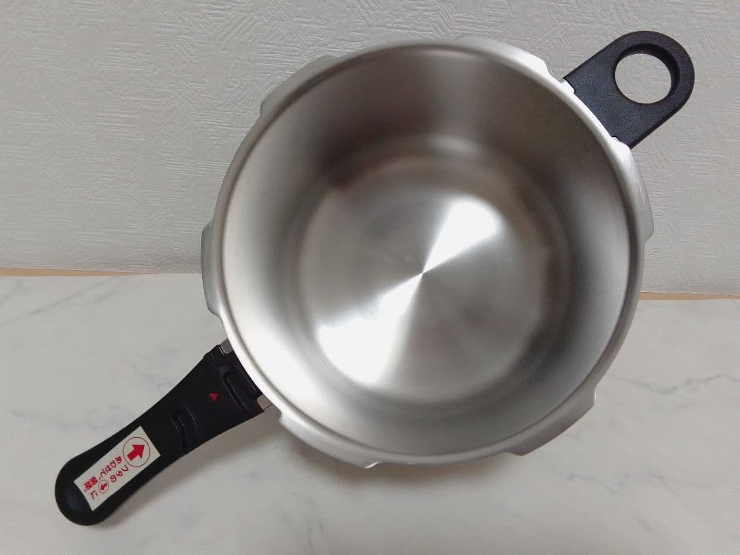 未使用 アサヒ軽金属 ゼロ活力鍋 5.5L 圧力鍋 蓋、蒸し器付 ※白おもり欠品