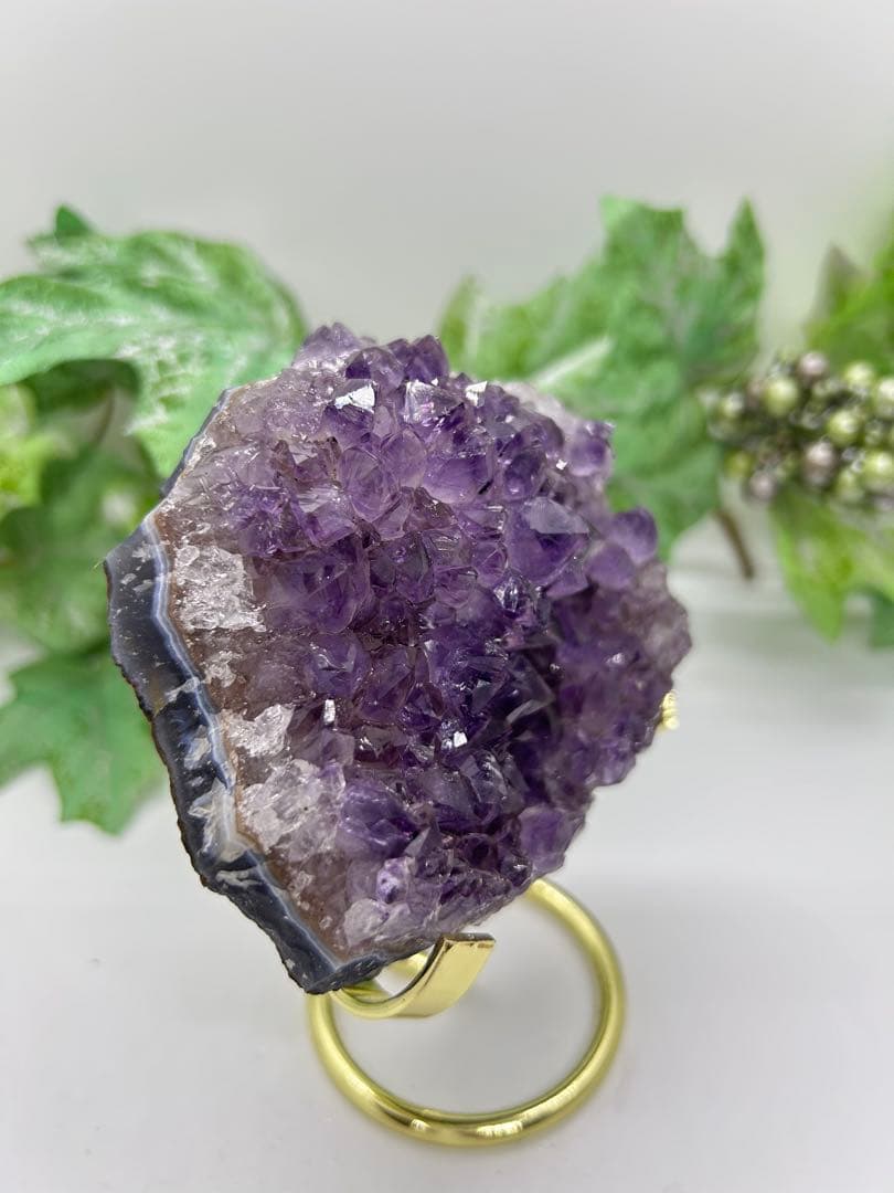 天然石アメジスト原石　No.369