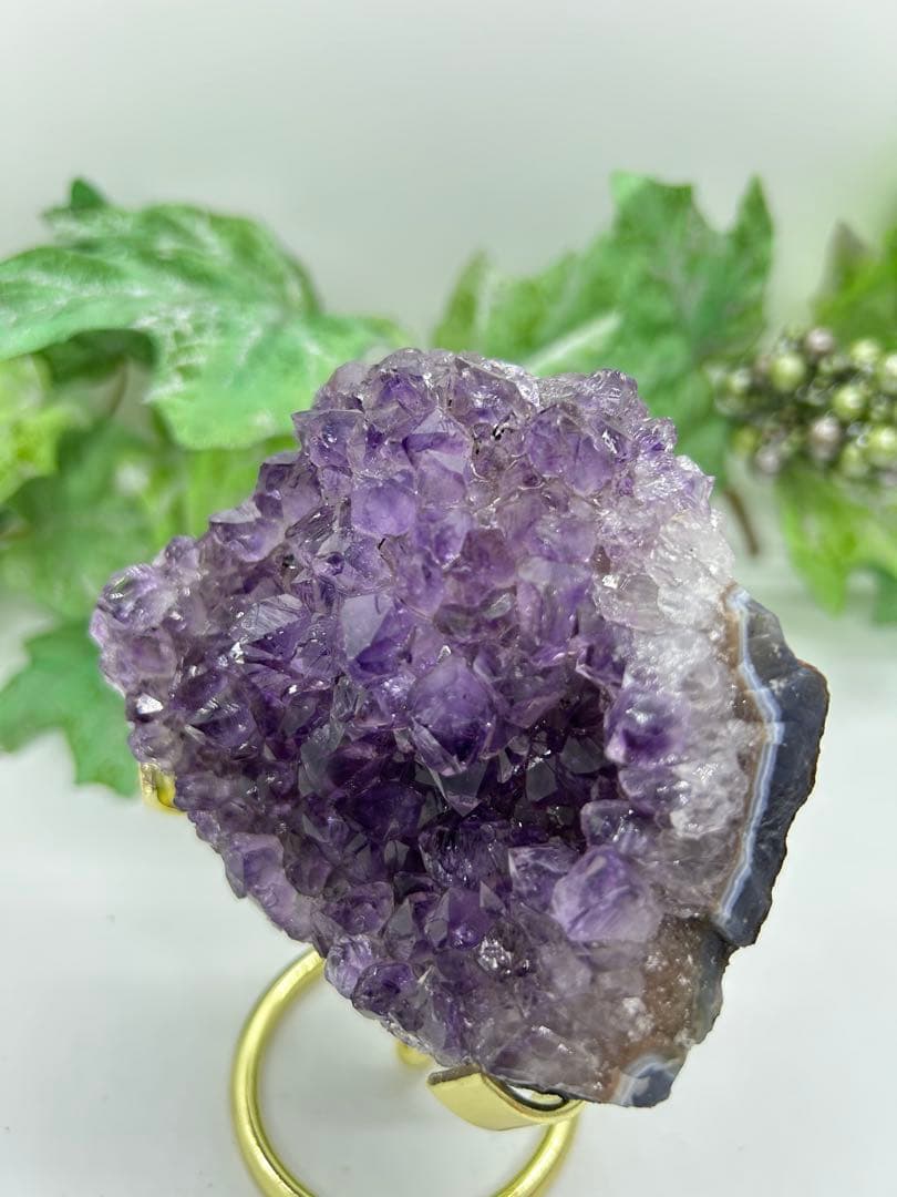 天然石アメジスト原石　No.369