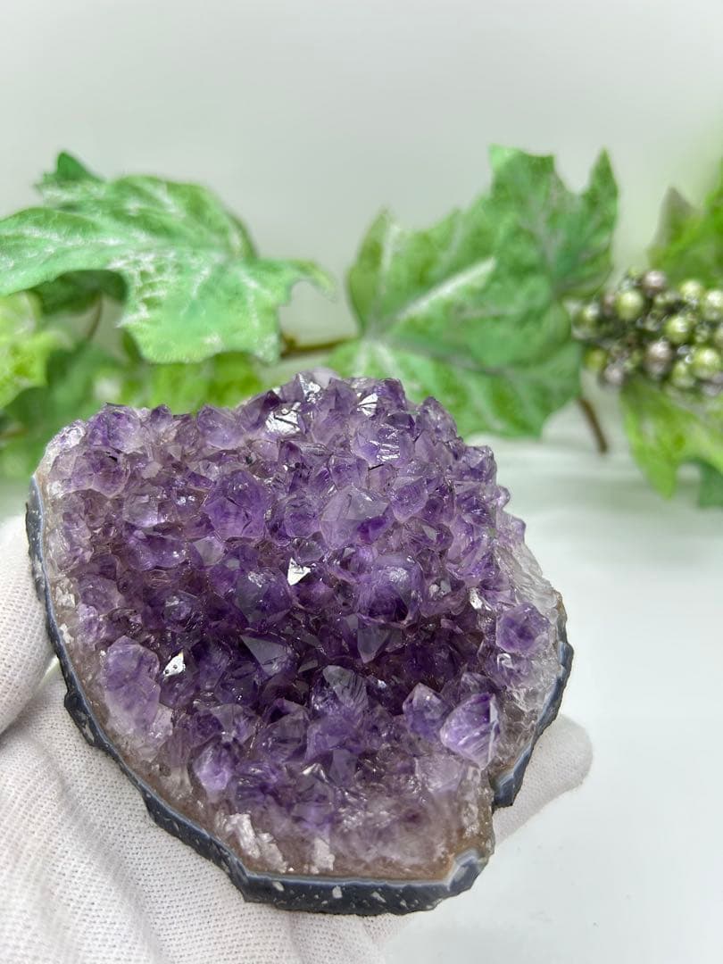 天然石アメジスト原石　No.369