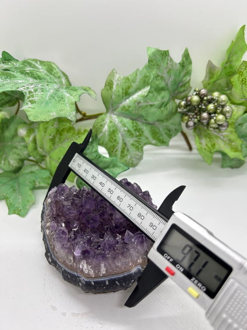 天然石アメジスト原石　No.369