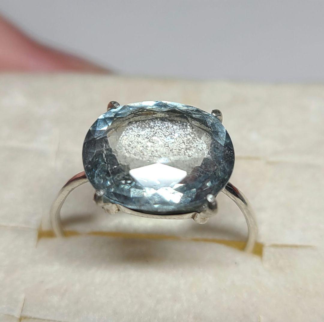 レインボーにピカピカシラー☆非加熱ブラジル産アクアマリン☆オーダー