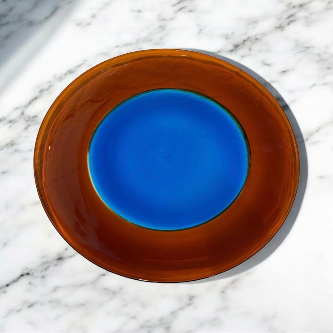 新品　デマヨ社製 MURANO GLASS 1988 ムラーノ 大皿　佐々木硝子