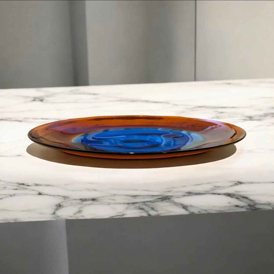 新品　デマヨ社製 MURANO GLASS 1988 ムラーノ 大皿　佐々木硝子