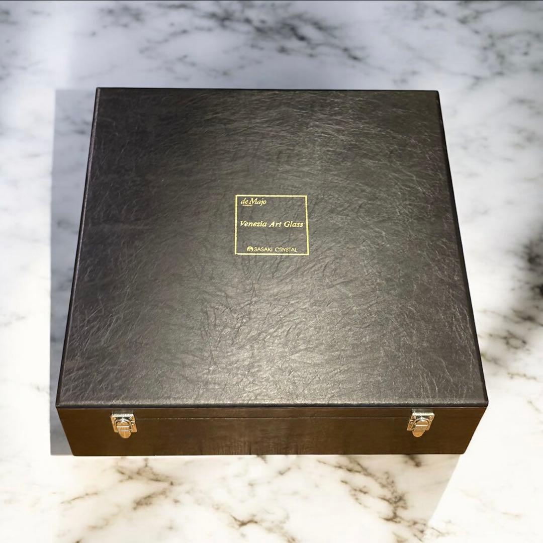 新品　デマヨ社製 MURANO GLASS 1988 ムラーノ 大皿　佐々木硝子