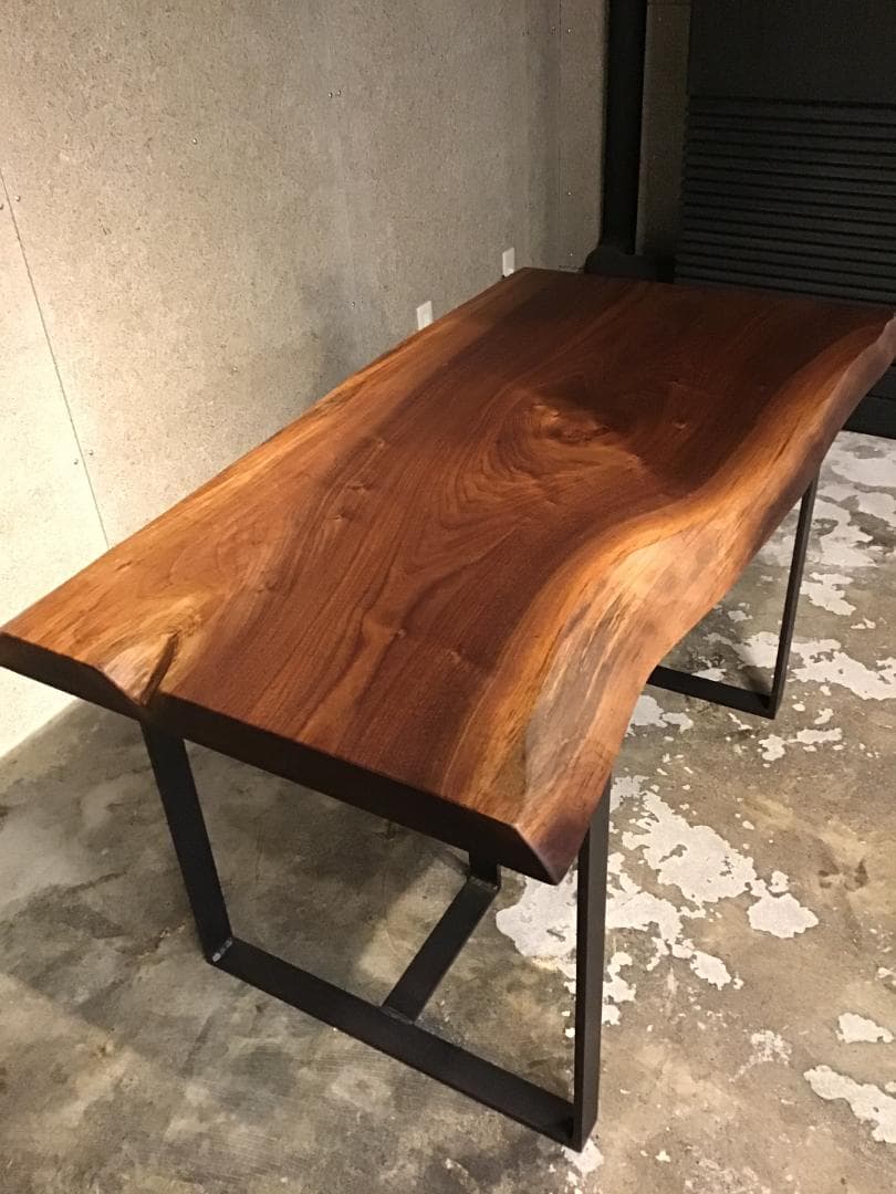 一枚板天板 W＝1215mm【テーブルトップ】ウォールナット材