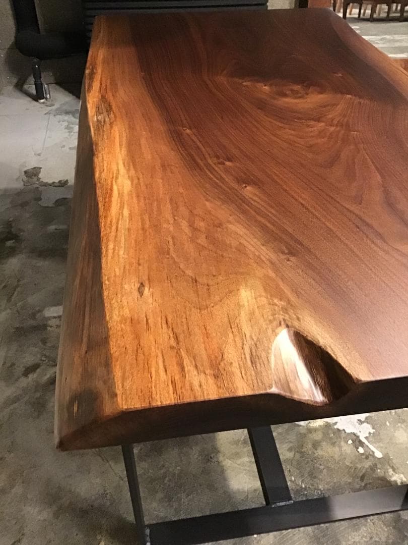 一枚板天板 W＝1215mm【テーブルトップ】ウォールナット材