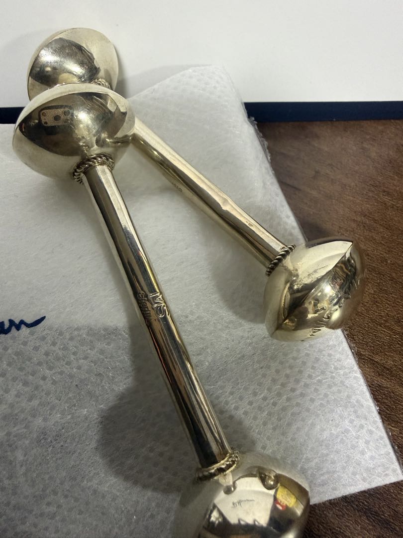 Ron Herman ダンベル型ラトル　ガラガラ　ロンハーマン　出産祝い