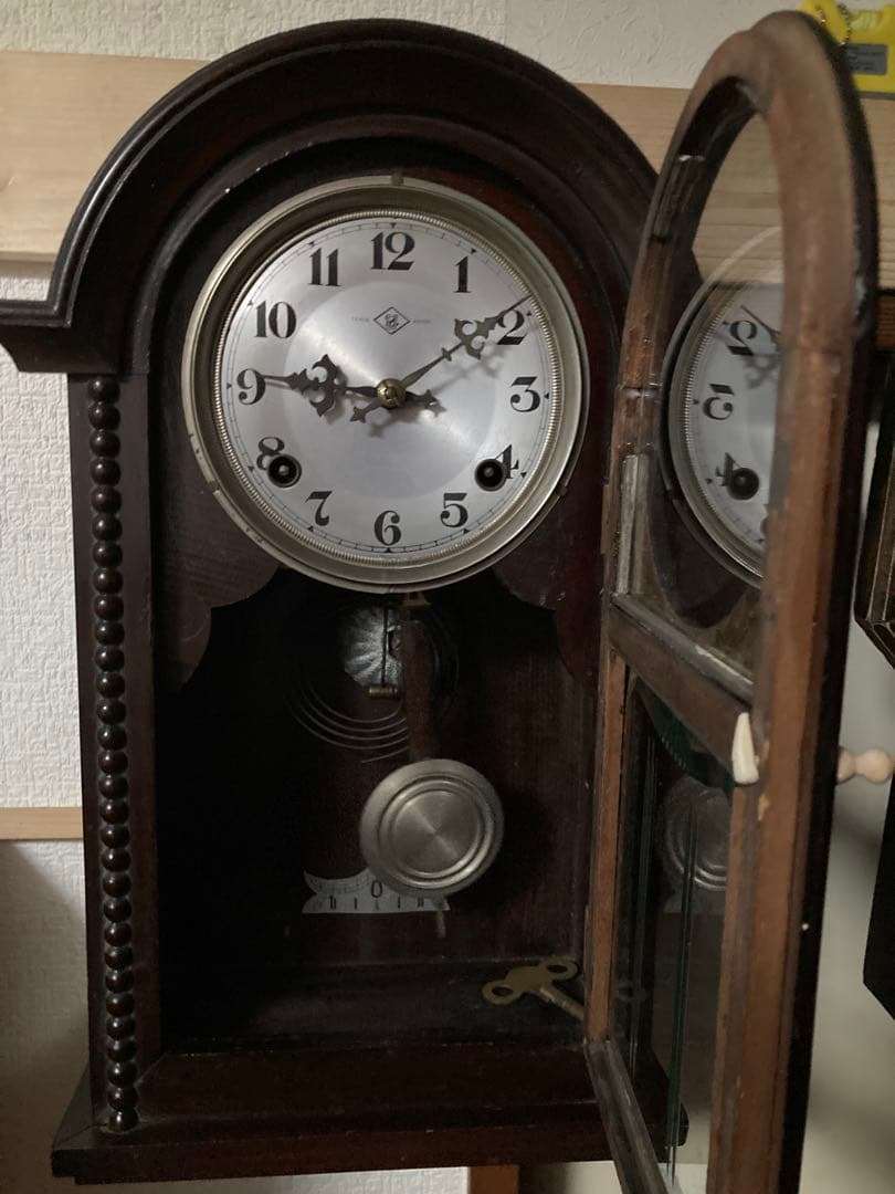ゼーユー時計会社 8日巻 ヴィンテージ柱時計