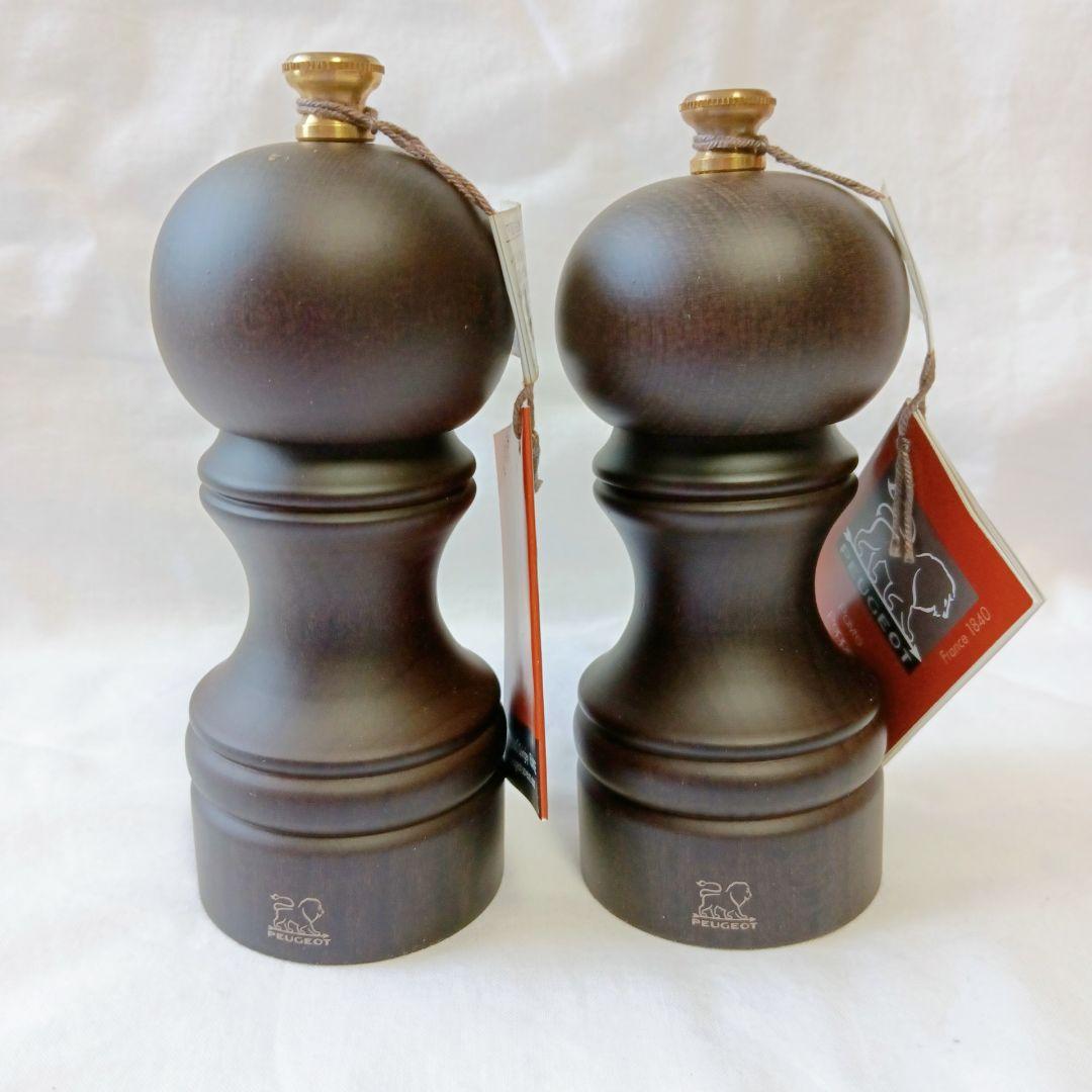 【新品】プジョー ペッパーミル ・ソルトミルのセット 13cm　チョコ色