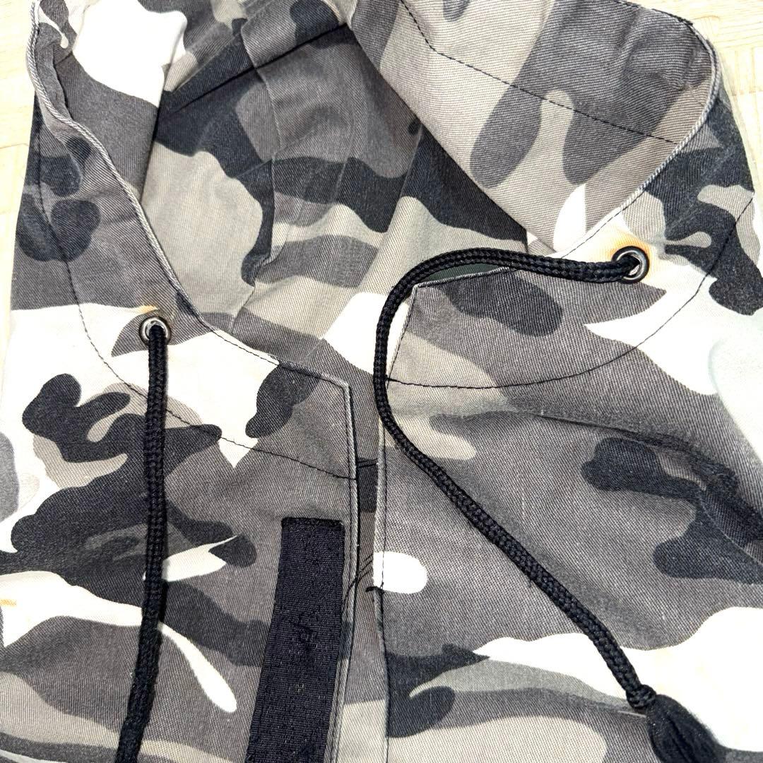 90s vintage ミリタリーカモ柄 アノラックパーカー ビッグサイズ