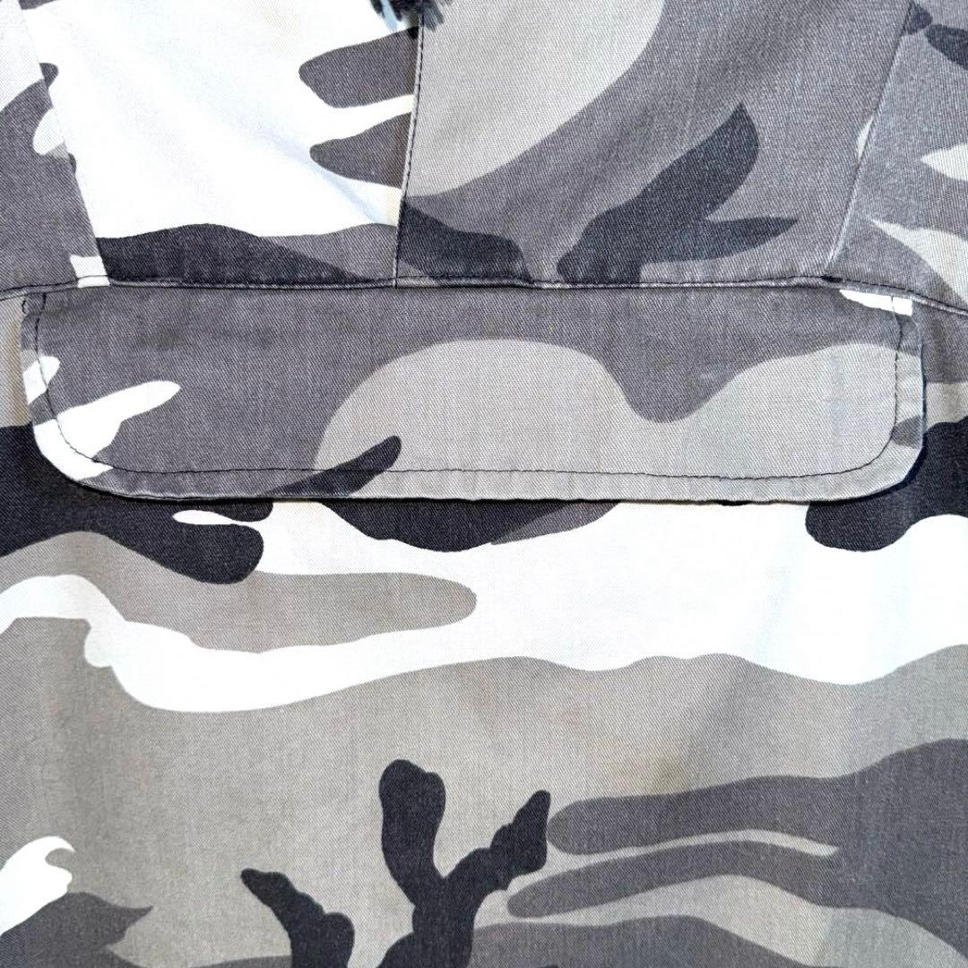 90s vintage ミリタリーカモ柄 アノラックパーカー ビッグサイズ