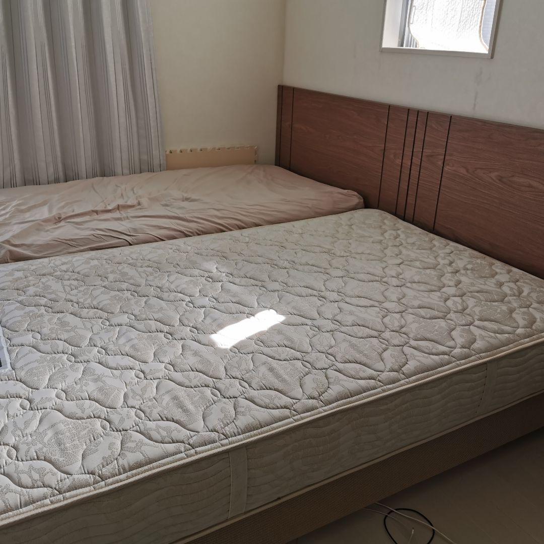 美品　シモンズ　シングル　ベッド　マットレス