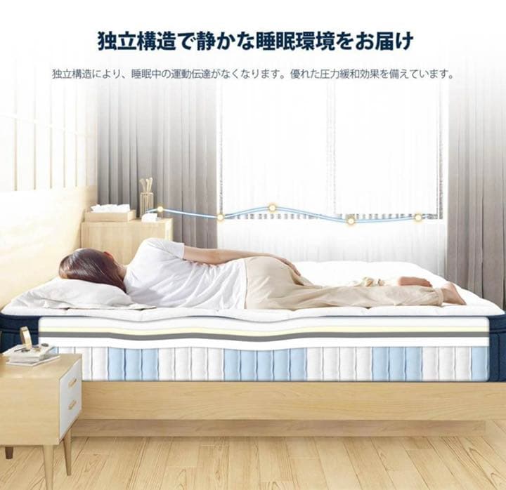 シングル　マットレス　ポケットコイル
