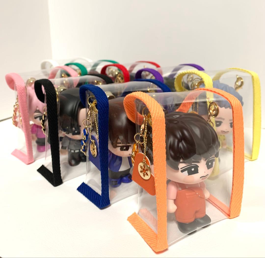 ゆき　すのチルソフビポーチ　2体用　黒　Man 目黒蓮　チルぬい