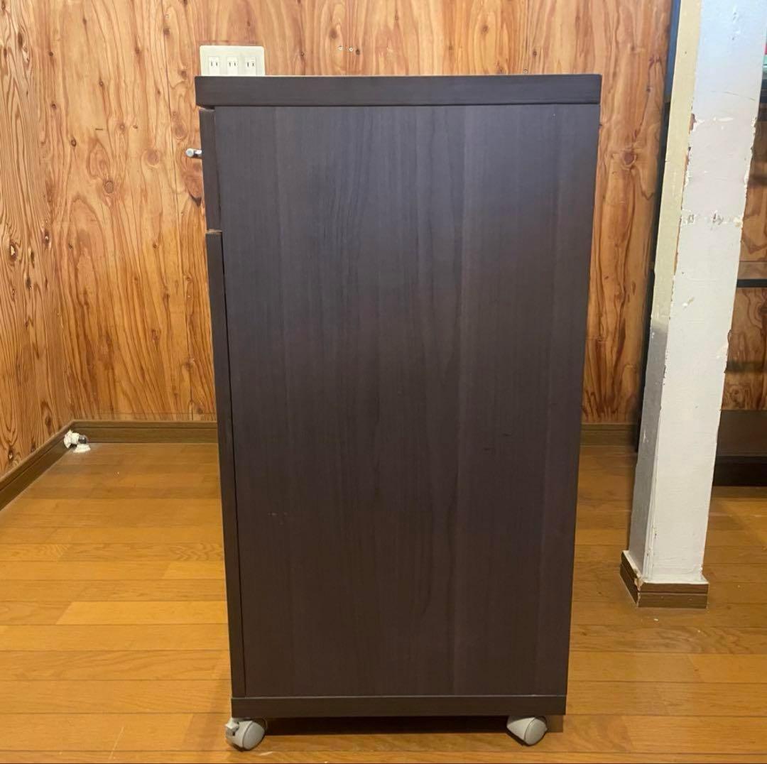 ニトリ　キッチンボード　レンジ台　キャスター付き