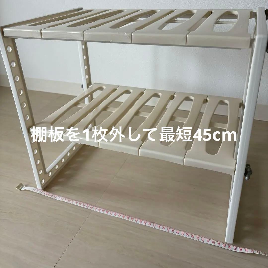 キッチン収納セットtower ニトリ 伸縮ラック スリムワゴン コーナーラック