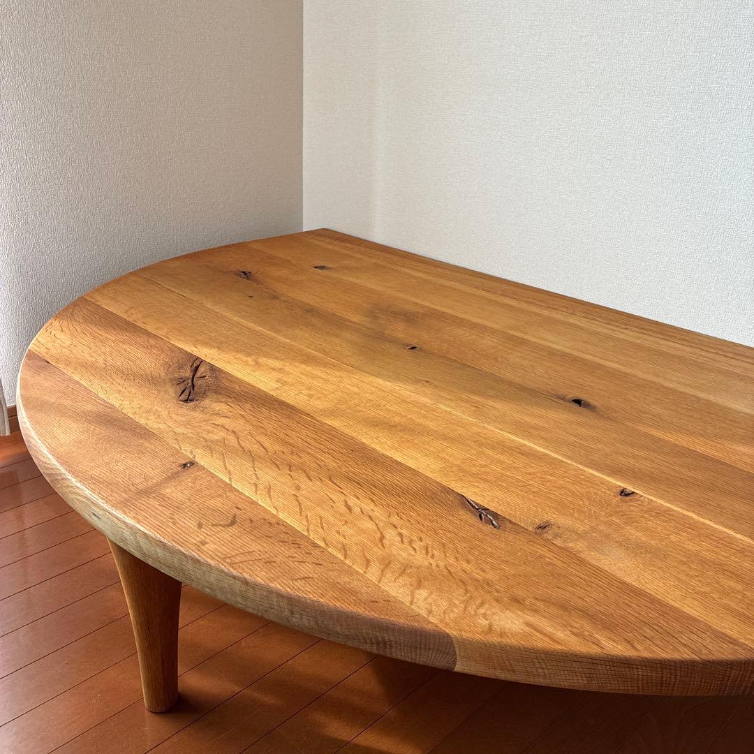 HIDA 森のことば 半円形リビングテーブル 飛騨産業　SN105RT