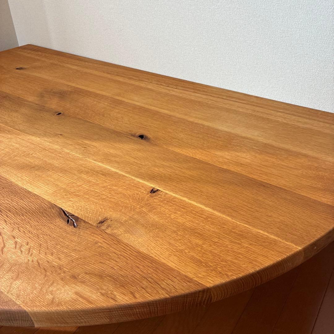 HIDA 森のことば 半円形リビングテーブル 飛騨産業　SN105RT