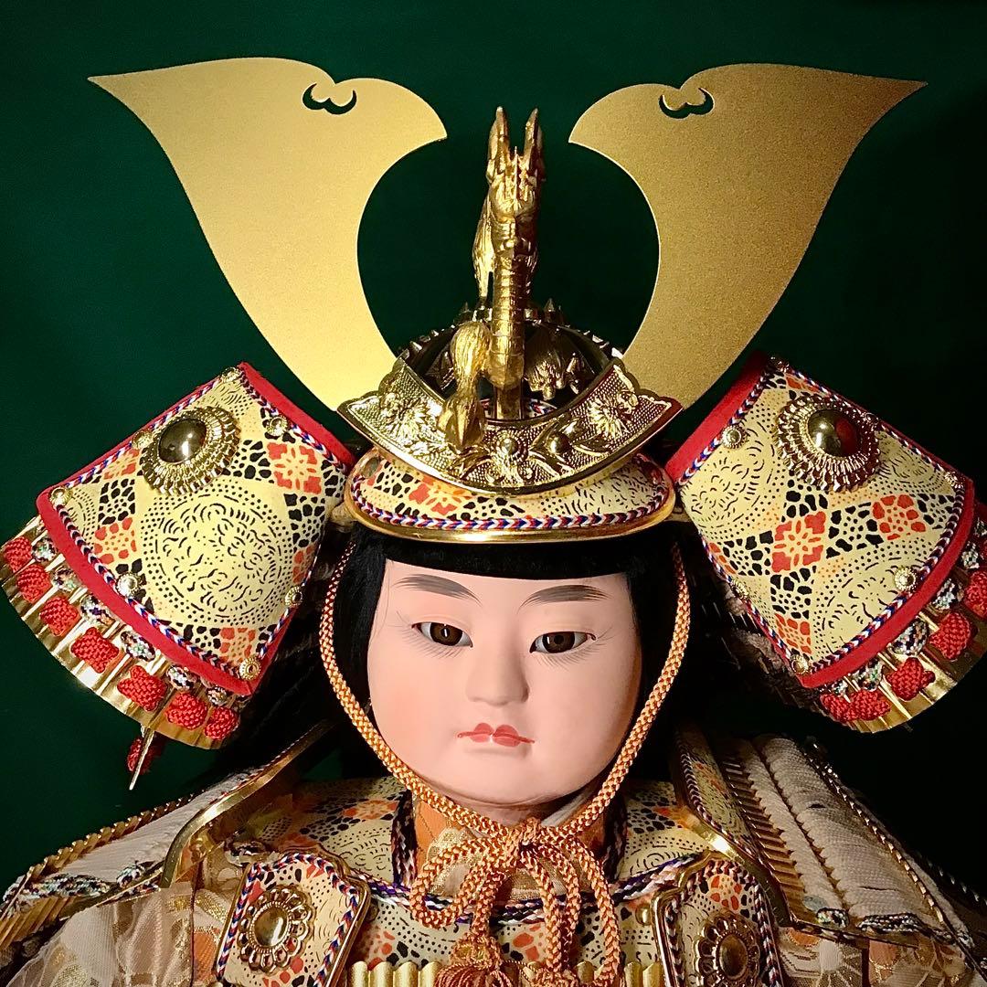 龍玉作 子供武将飾り 13号