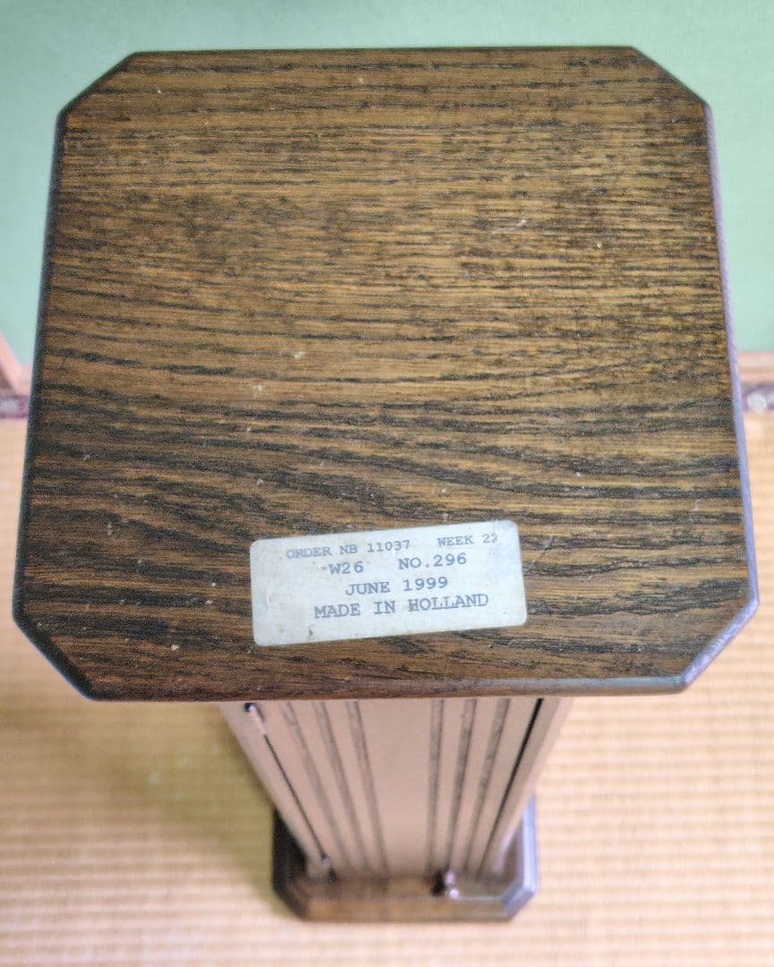 木製　無垢材　CDラック　CD入　CD　５０枚　２枚組・５個　タワー形状　飾り台