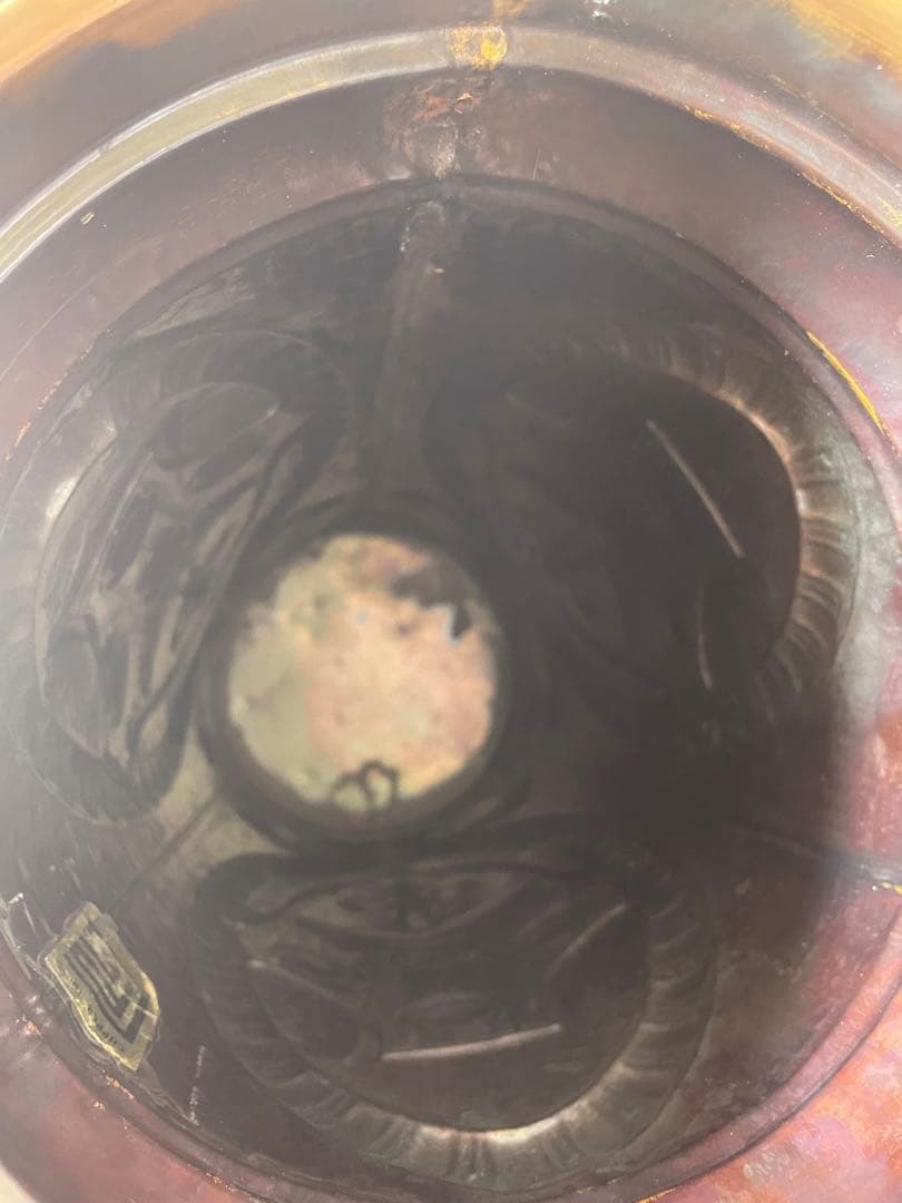 Trebelli様専用 イタリア 傘立て 銅 百合の紋章 アンティーク - メルカリ