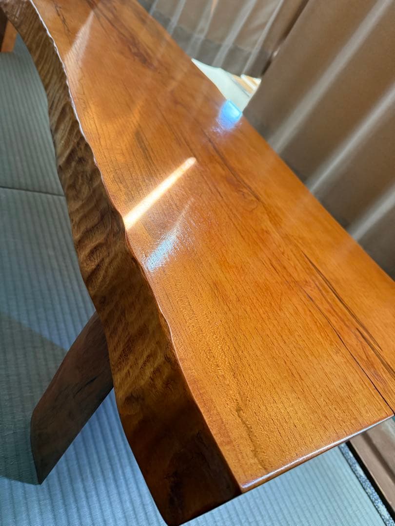 天然板　自然形状テーブル