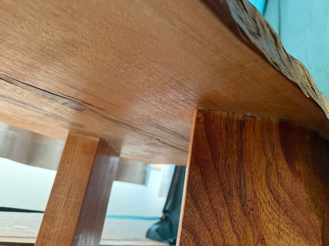 天然板　自然形状テーブル