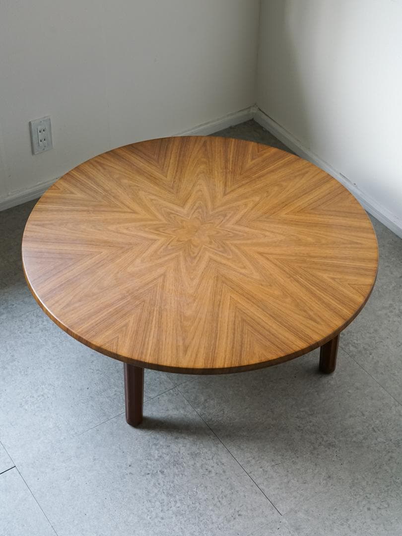 70's \"MOLPAR\" ドイツ 折りたたみテーブル 円卓 ミッドセンチュリー