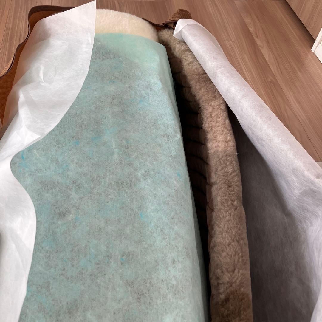 【新品未使用】　東洋羽毛　アリエス30 ムートン敷パット　S シングル