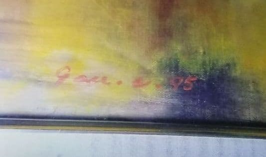 けしの実 油彩です