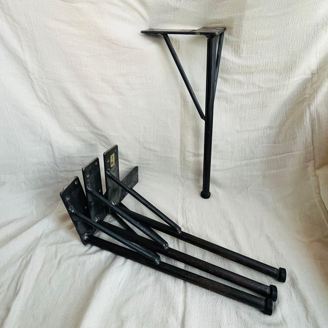 希少★特注製品 鉄脚 サイドテーブル 脚のみ アイアン ビンテージ シャビー家具