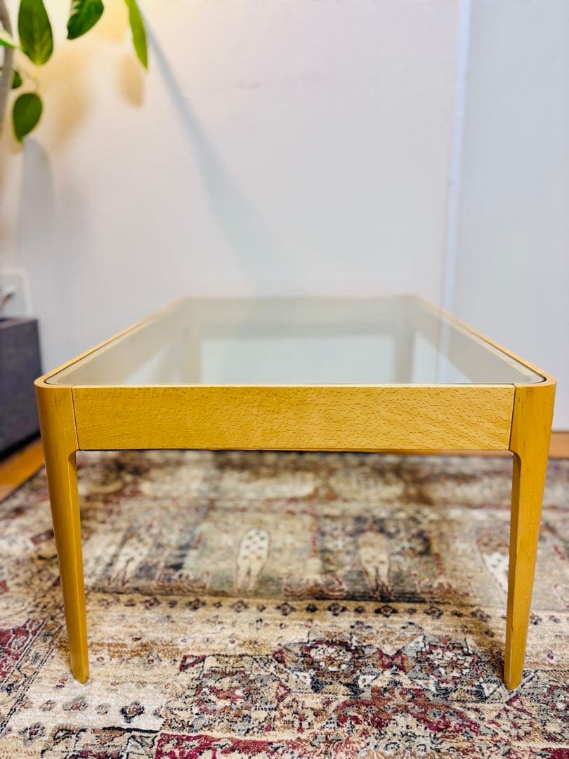 ⭐️超美品⭐️スペシャル⭐️廃盤希少⭐️無印良品⭐️ガラス製センターテーブル⭐️ローテーブル