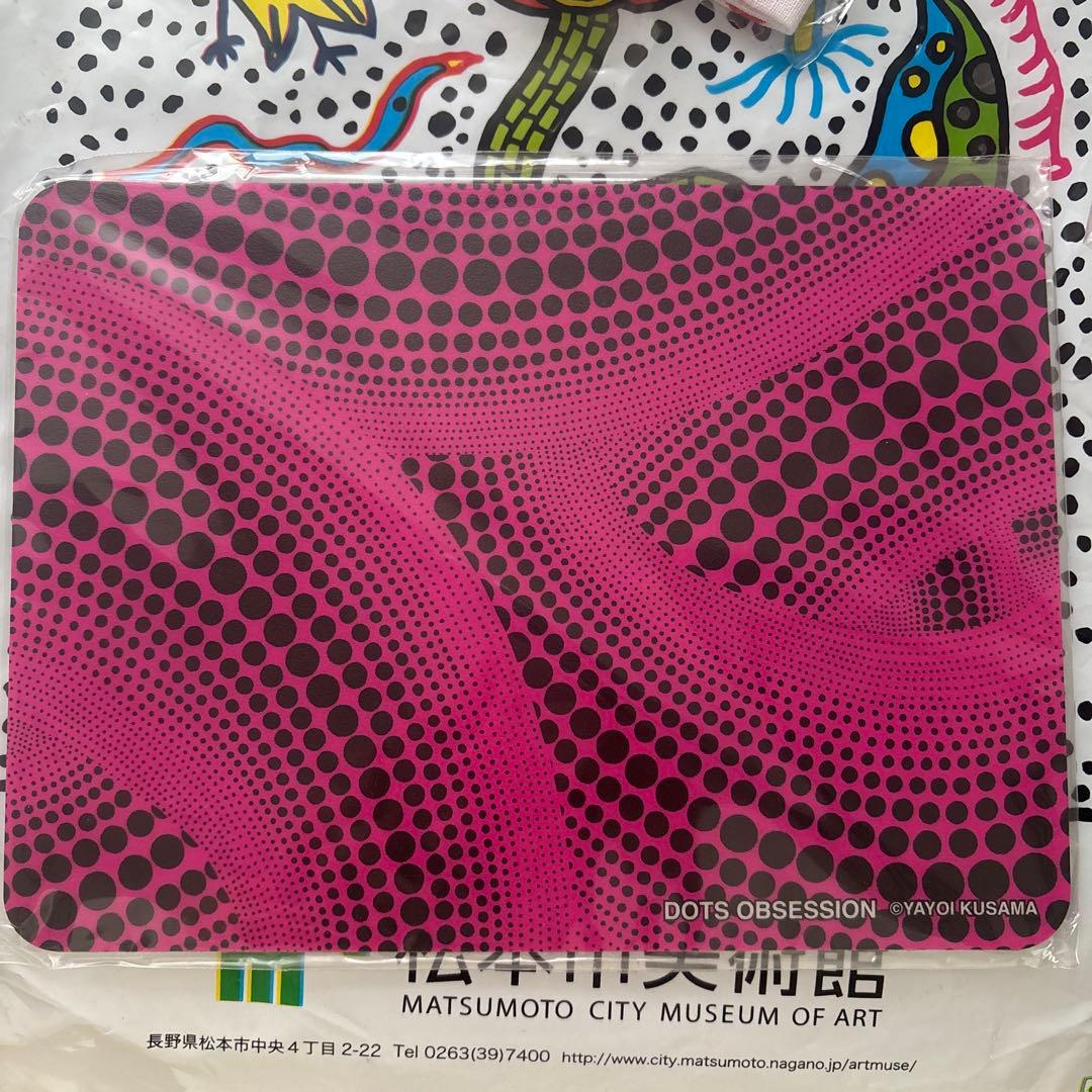 草間弥生 手拭い YAYOIちゃん 人形 マウスパッド 袋 ストラップ