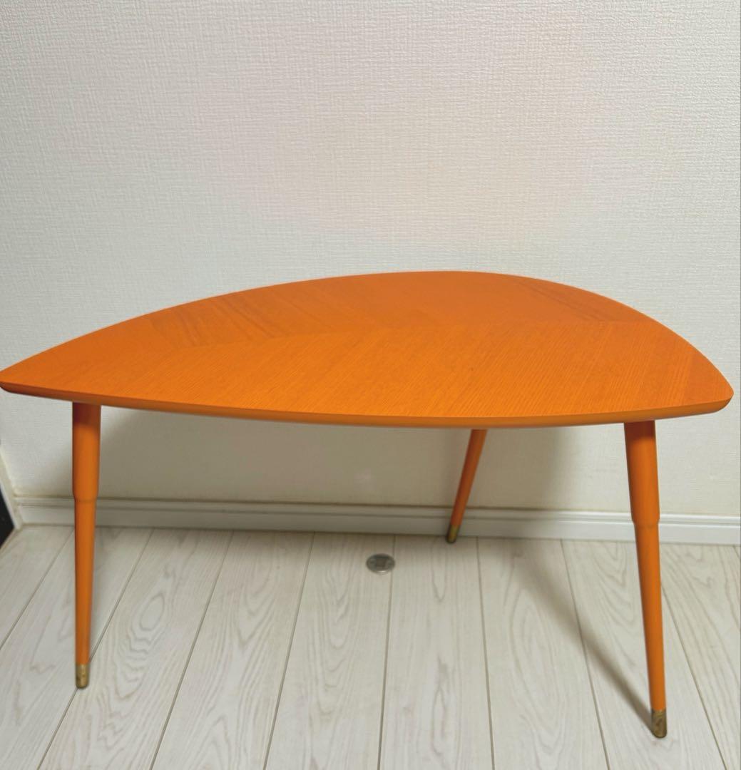 【廃盤・美品】IKEA LOVBACKEN サイドテーブル　オレンジ