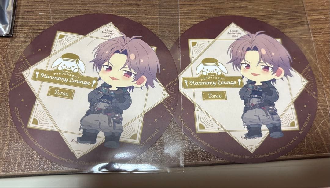 アイナナ アニカフェ コースター 御堂虎於 - メルカリ