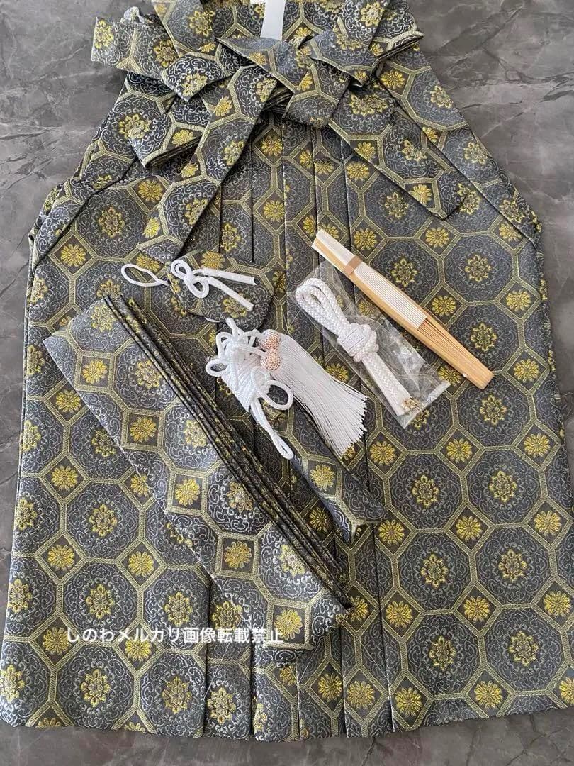 新品　式部浪漫5歳七五三　羽織袴13点フルセット アイボリー　金糸鳳凰模様