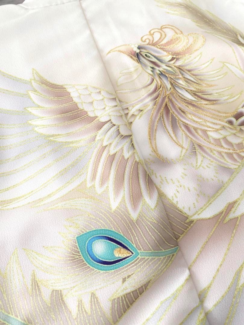 新品　式部浪漫5歳七五三　羽織袴13点フルセット アイボリー　金糸鳳凰模様