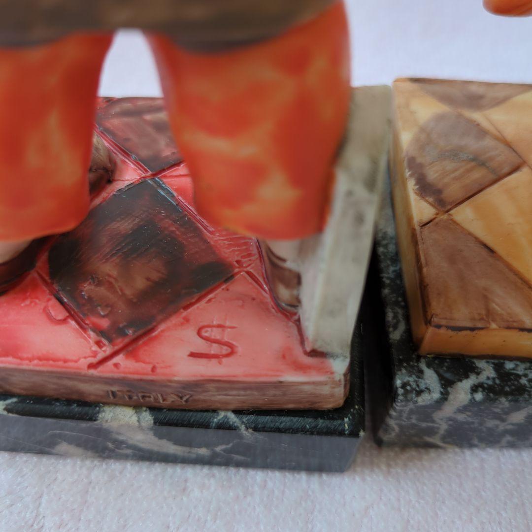 置物 楽隊 3体 イタリア製 アンティーク