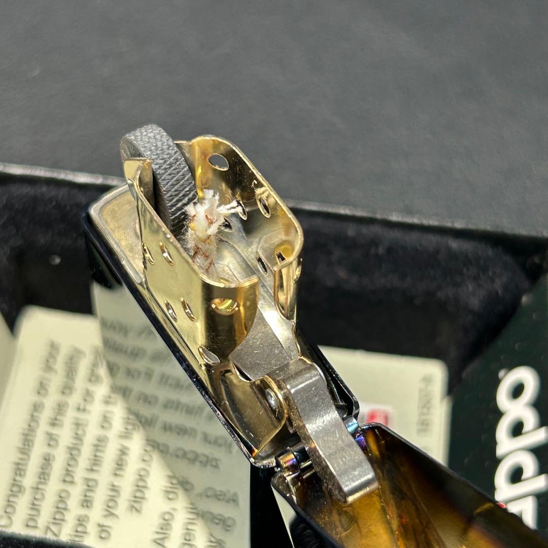 B ジッポー　ピース　ブルーチタン