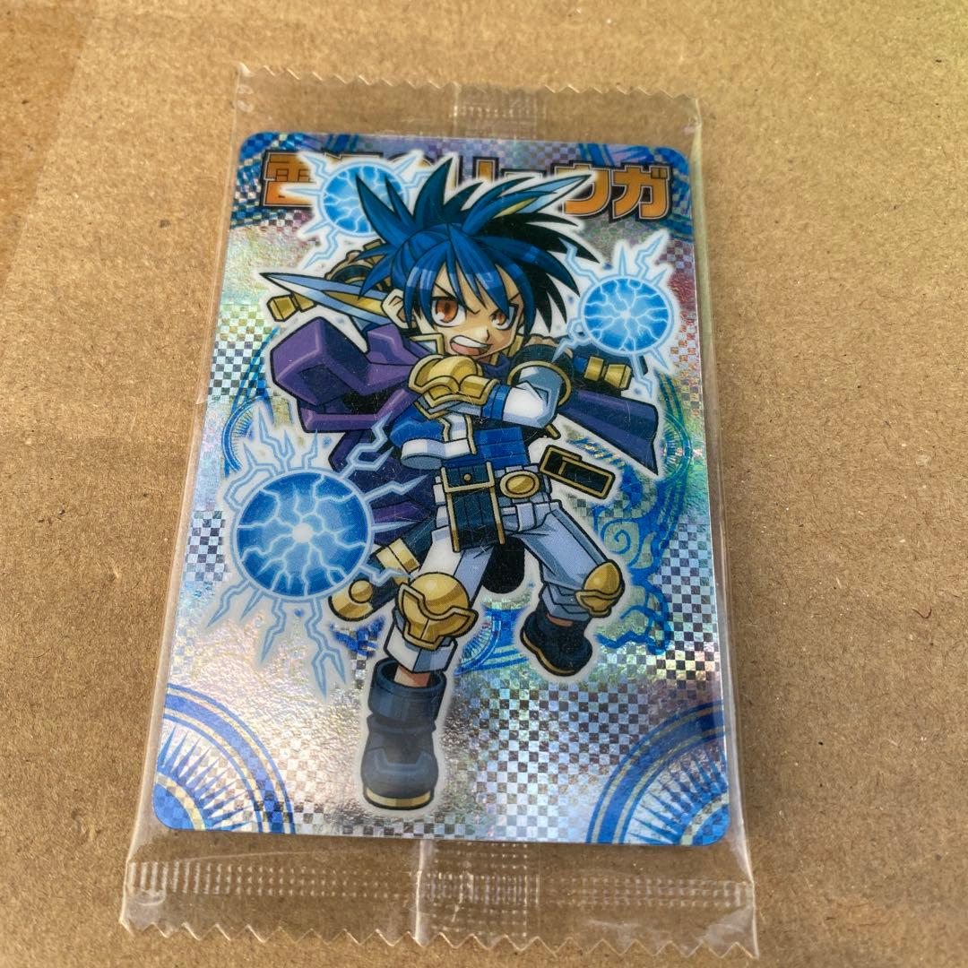 新品未開封！神羅万象チョコ 雷迅のリュウガ 030 トレーディングカード