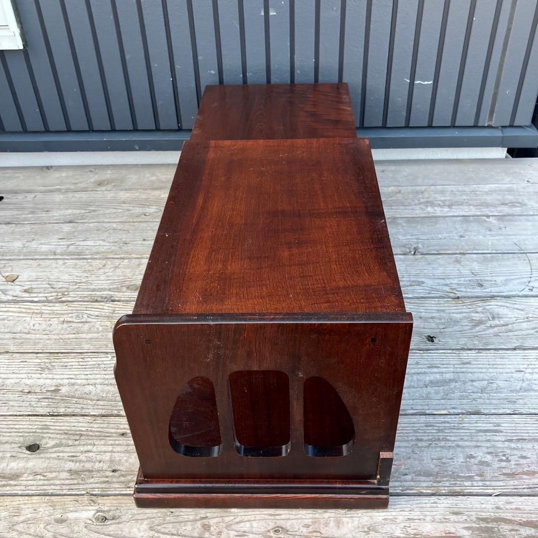 昭和レトロ 和モダン 木製階段箪笥 飾り棚 茶箪笥 サイドボード 古道具 古家具