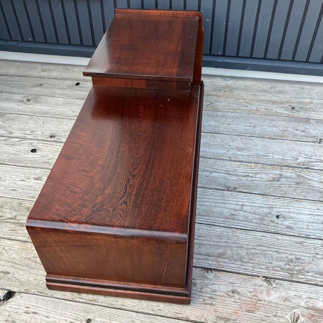 昭和レトロ 和モダン 木製階段箪笥 飾り棚 茶箪笥 サイドボード 古道具 古家具