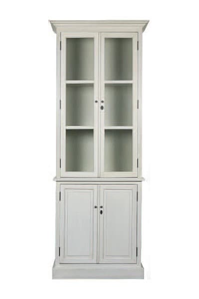 Blanc D’ivoireブランディボワール　ガラスキャビネット　アンティーク