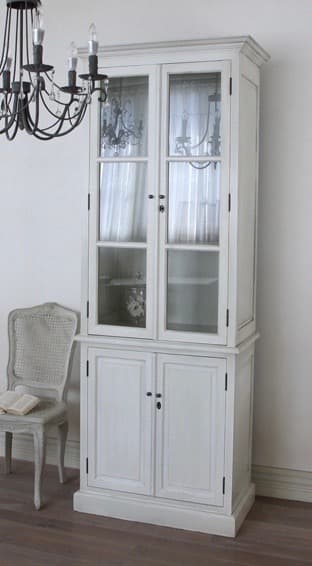 Blanc D’ivoireブランディボワール　ガラスキャビネット　アンティーク