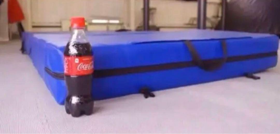 持ち運びマット【屋内外対応】厚み十分！　リュック・手さげ携行OK!