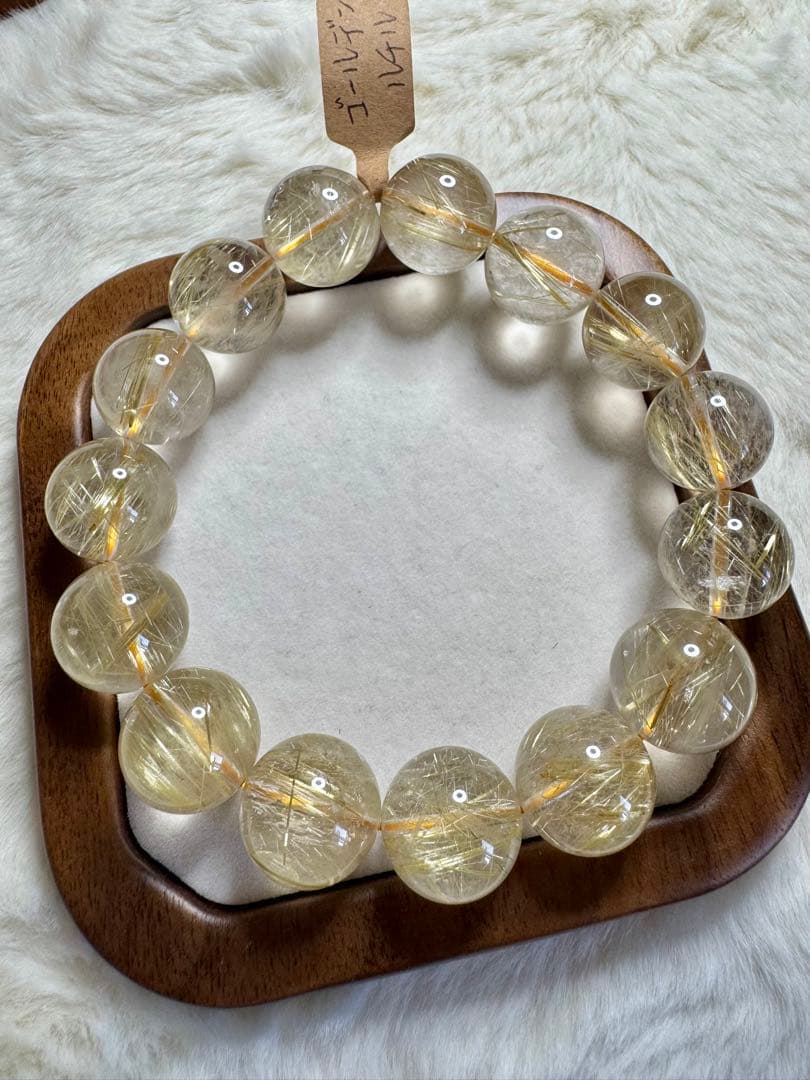 上質を求める方へ｜40%以上OFF ゴールドルチルクォーツ ブレスレット