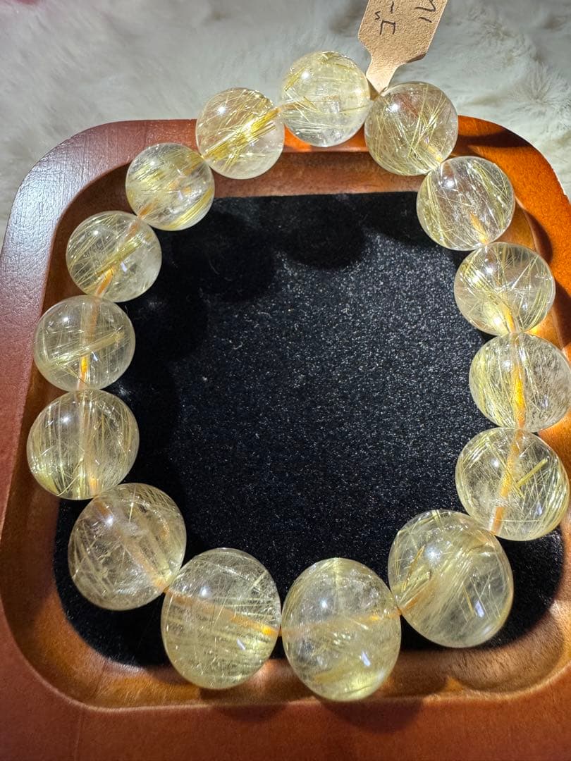 上質を求める方へ｜40%以上OFF ゴールドルチルクォーツ ブレスレット