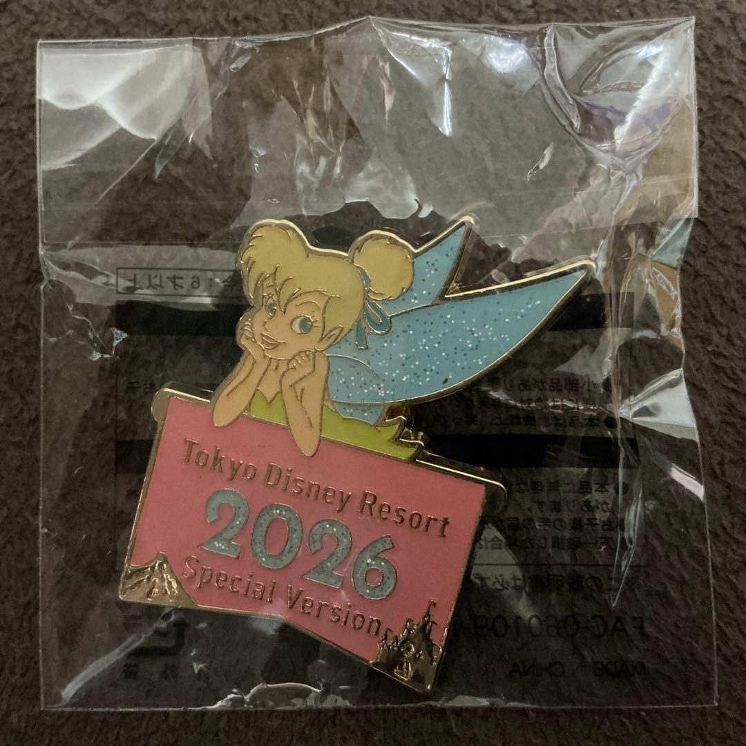 東京ディズニーリゾート 2026年特別バージョン ピンバッジ ティンカー