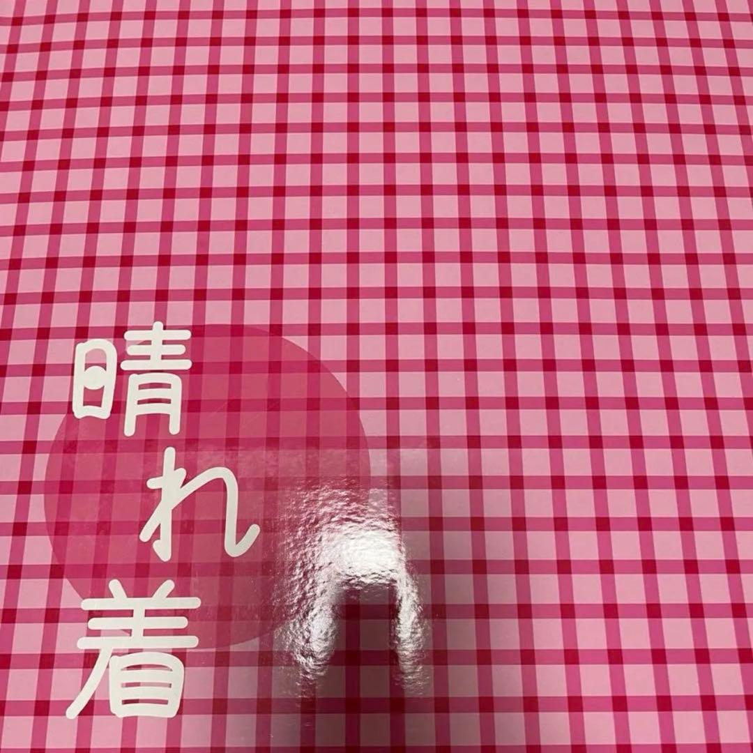 着1 七五三　３歳　着物セット　9点フルセット　つまみ細工の髪飾り付き